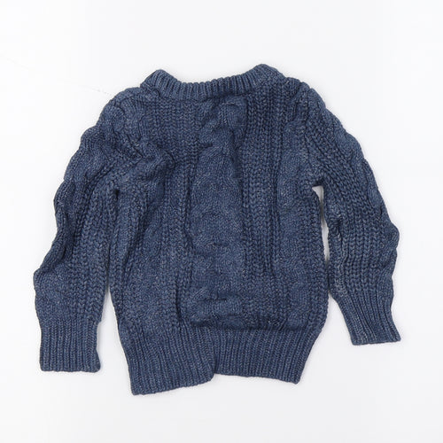 Gap Boys Blue  Knit Pullover Jumper Size 2 Years