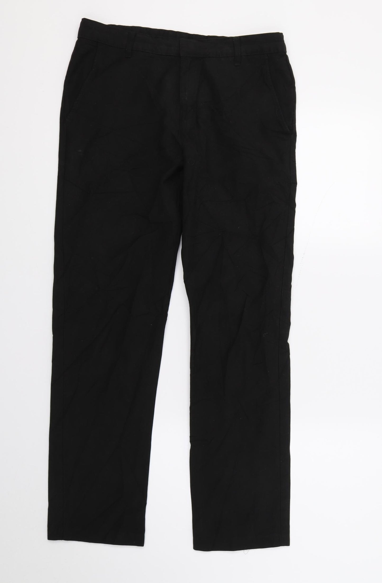 M&S Boys Black    Trousers Size 12-13 Years