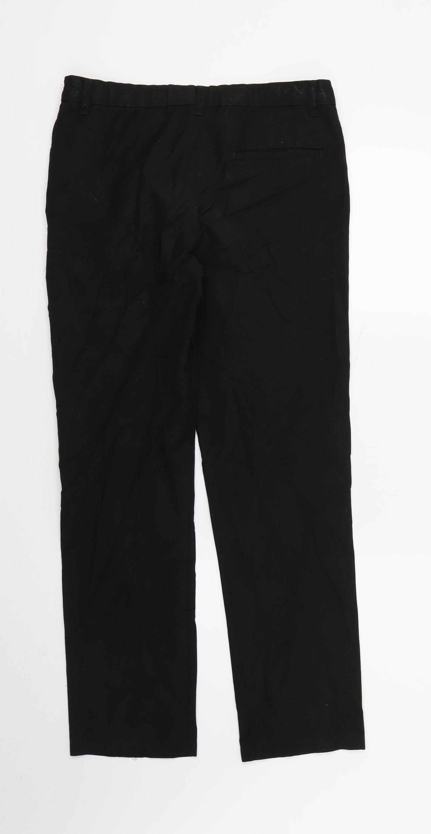 M&S Boys Black    Trousers Size 12-13 Years