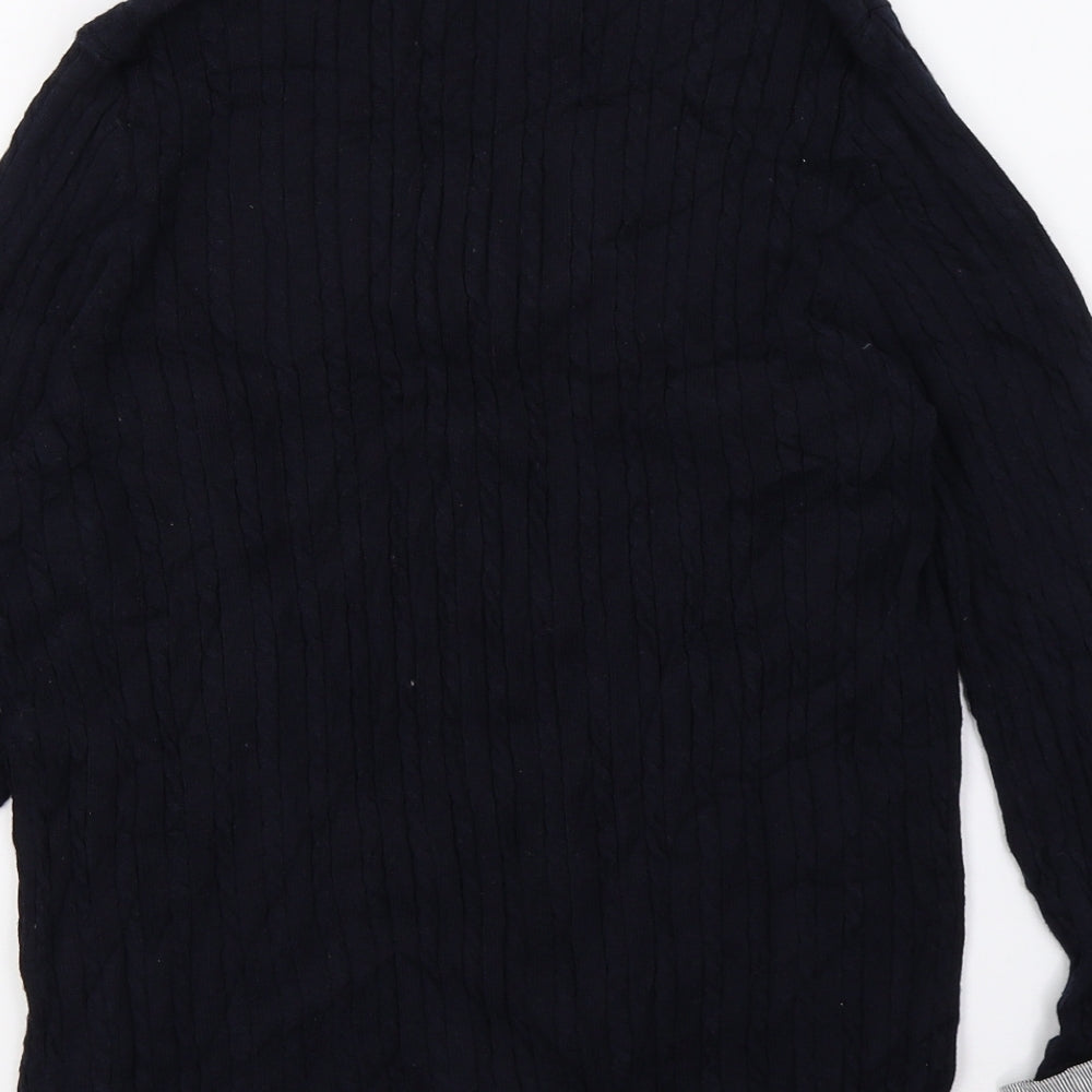 Maine Womens Blue  Knit Pullover Jumper Size 16  - Shirt design