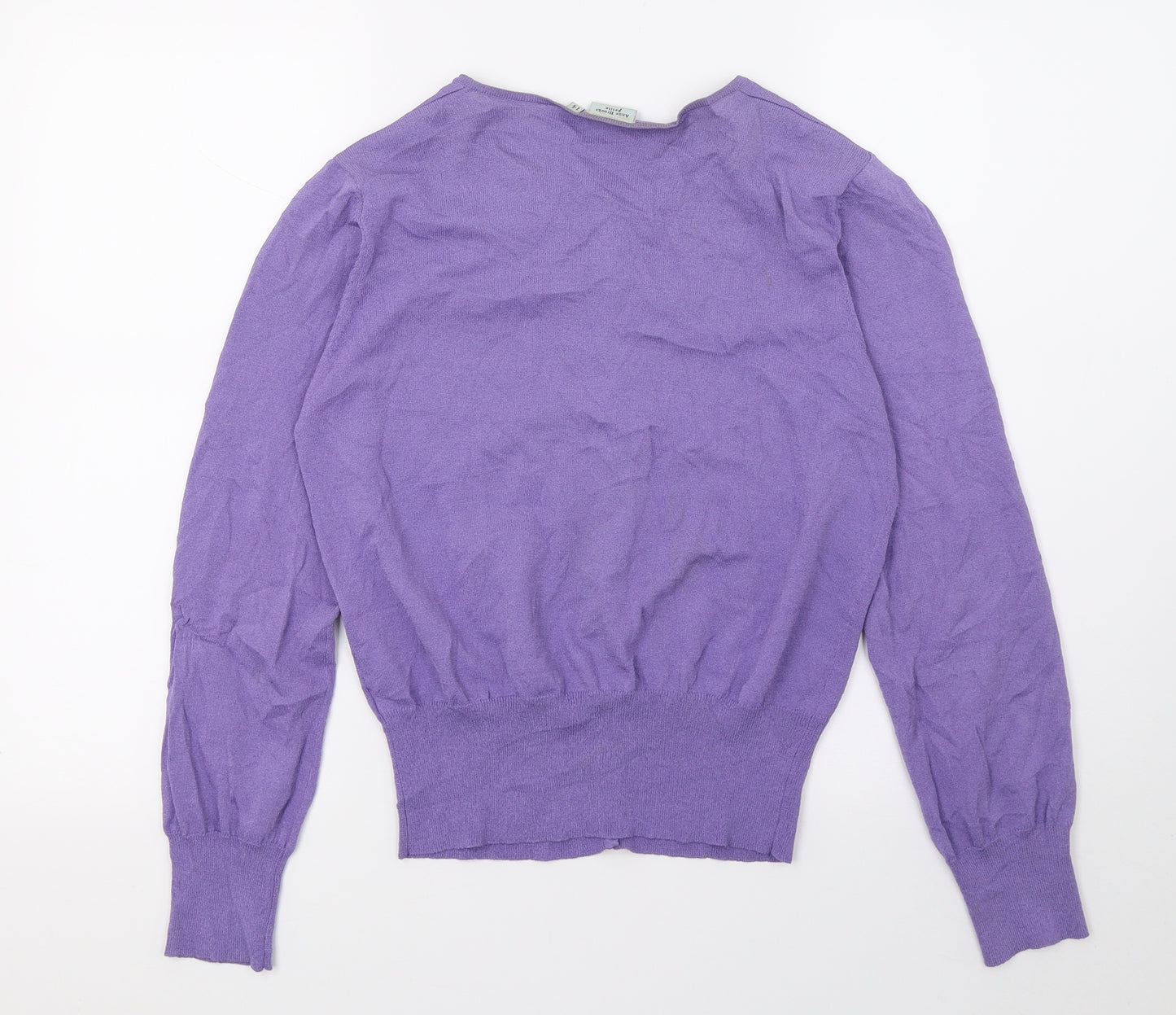 Anne Brooks Womens Purple   Cardigan Jumper Size 14