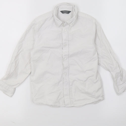 Primark Boys White   Basic Button-Up Size 4-5 Years