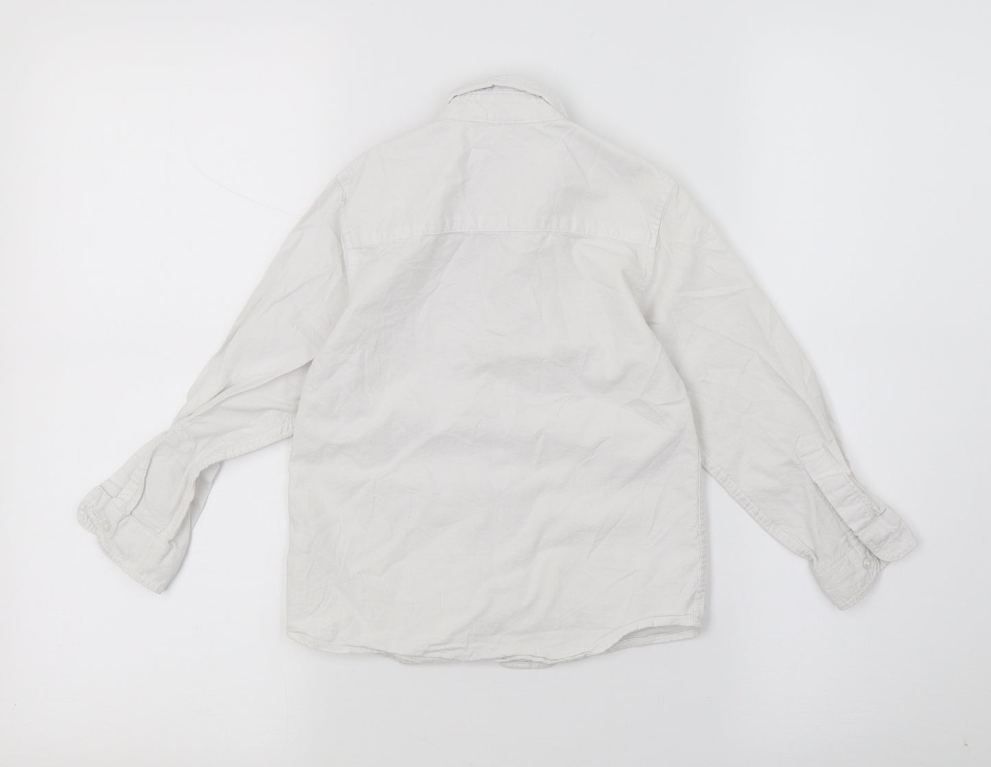 Primark Boys White   Basic Button-Up Size 4-5 Years