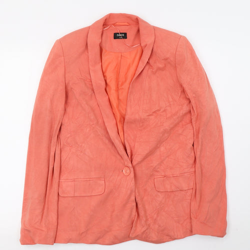 Oasis Womens Orange   Jacket Blazer Size 8