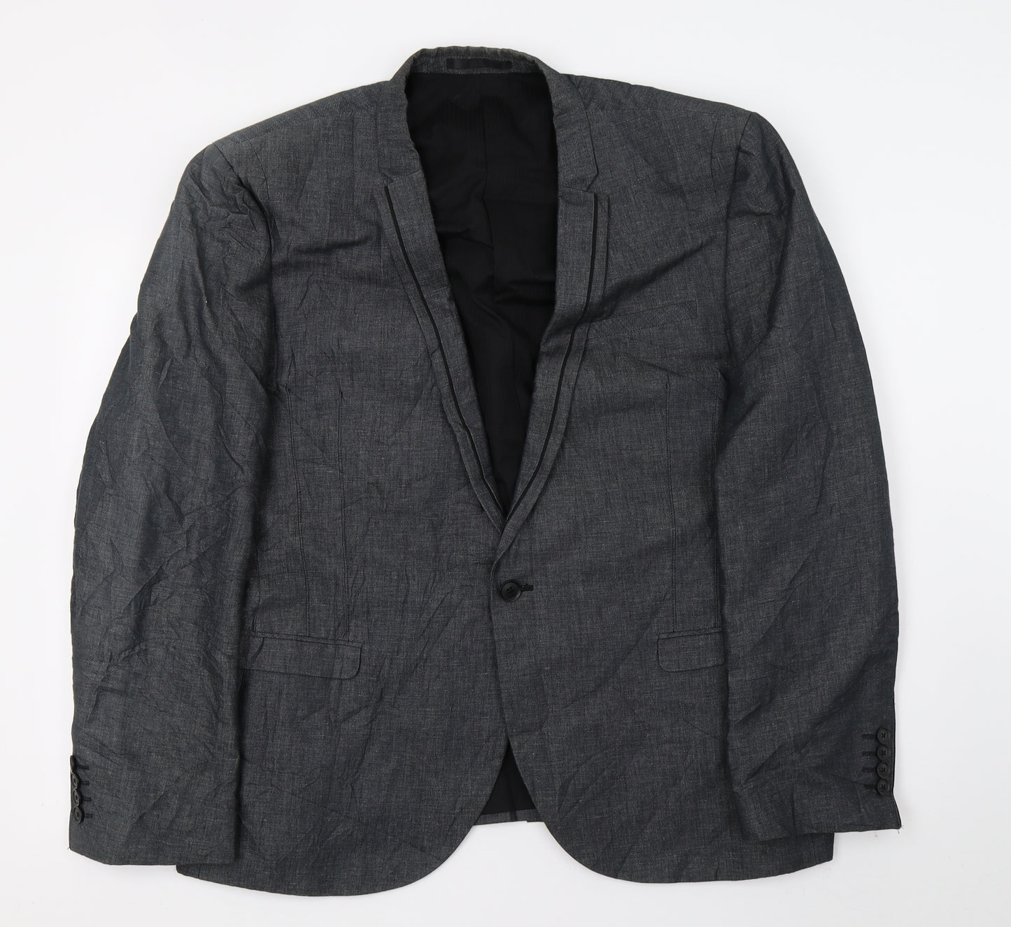 NEXT Mens Grey   Jacket Suit Jacket Size XL
