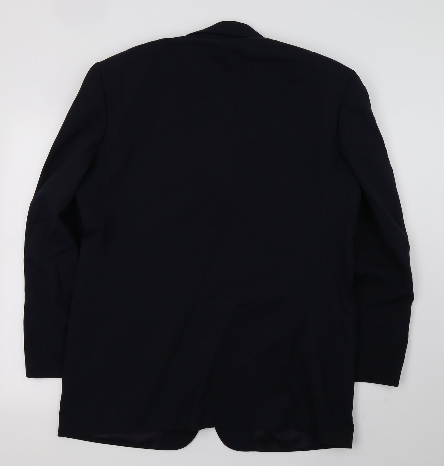 David Moss Mens Blue   Jacket Suit Jacket Size L