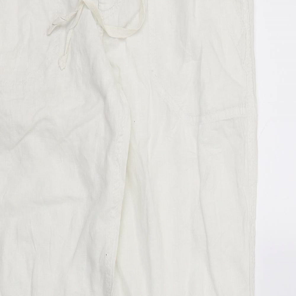Miss Selfridge Womens White   Trousers  Size 10 L30 in