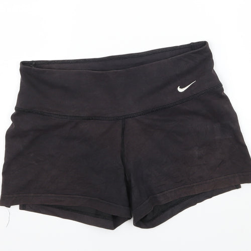 Nike Womens Black  Jersey Hot Pants Shorts Size 30 in