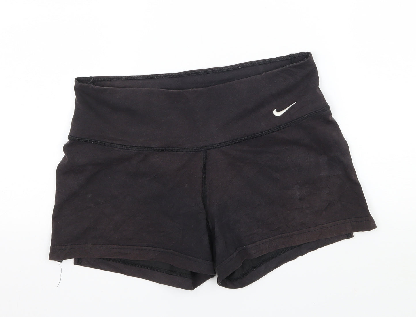 Nike Womens Black  Jersey Hot Pants Shorts Size 30 in