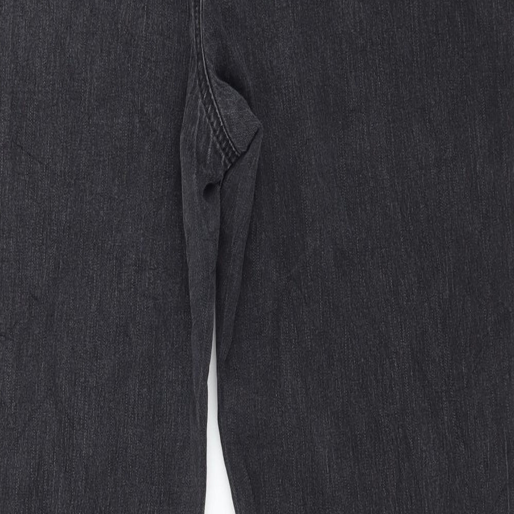 TU Womens Black  Denim Straight Jeans Size 20 L31 in