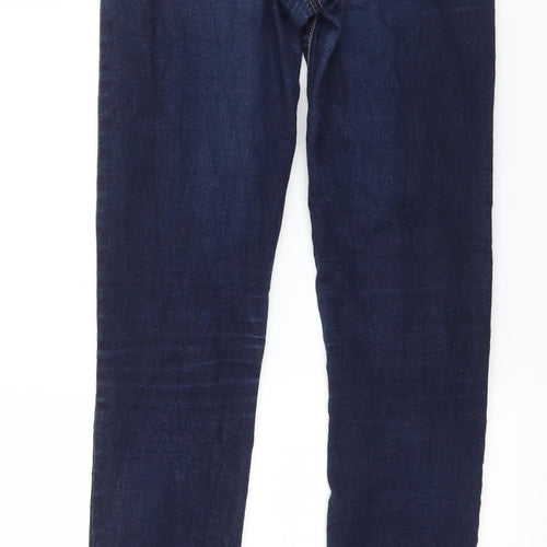 Denim & Co. Womens Blue  Denim Skinny Jeans Size 6 L31 in