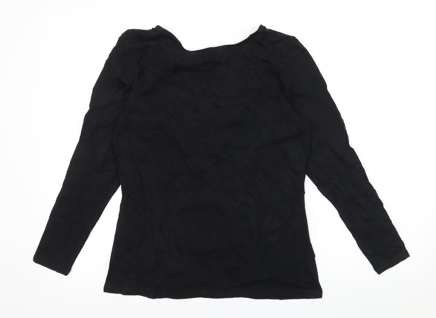 Marks and Spencer Womens Black  Jersey Basic T-Shirt Size 14