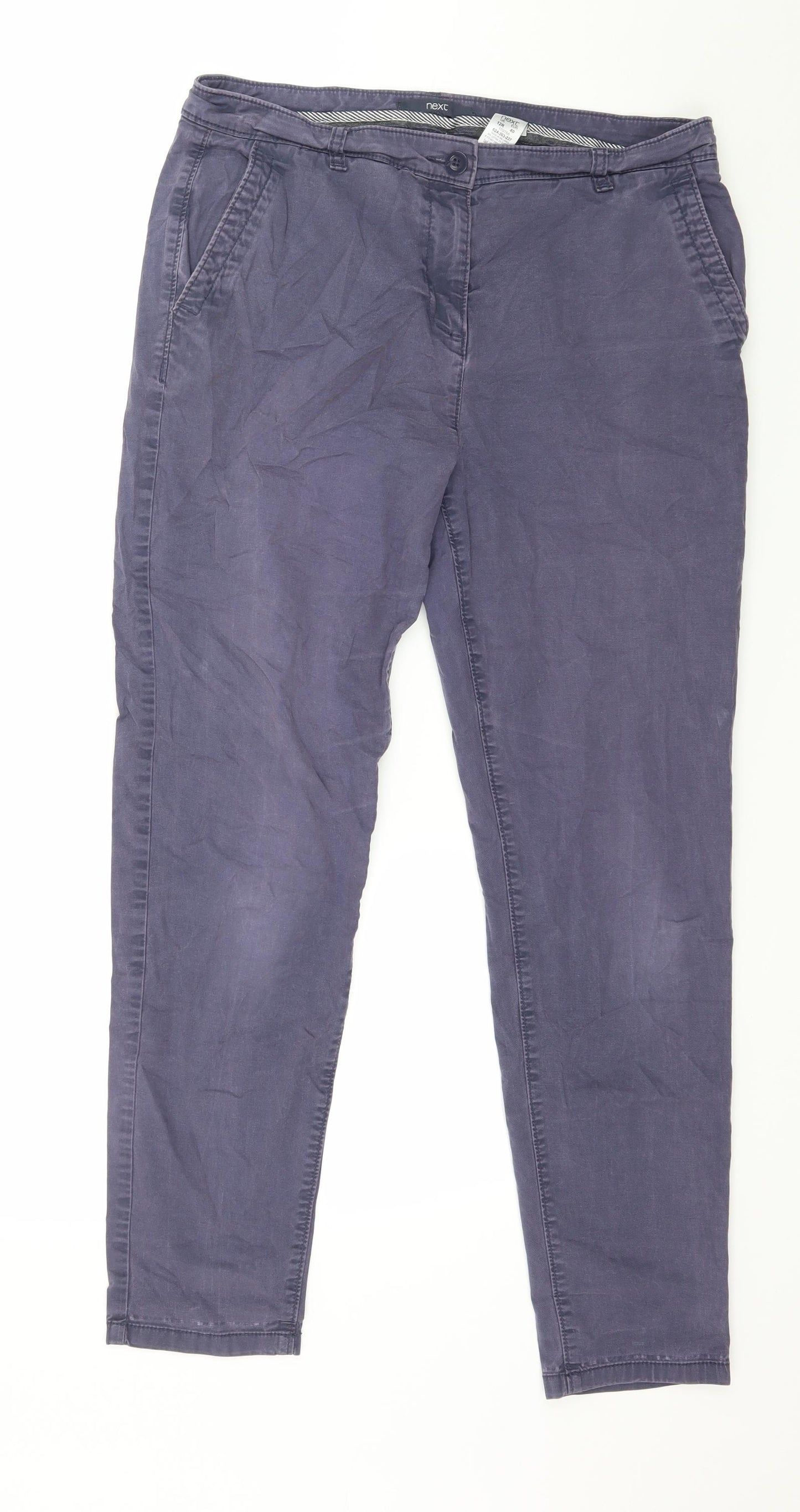NEXT Womens Blue   Trousers  Size 12 L27 in