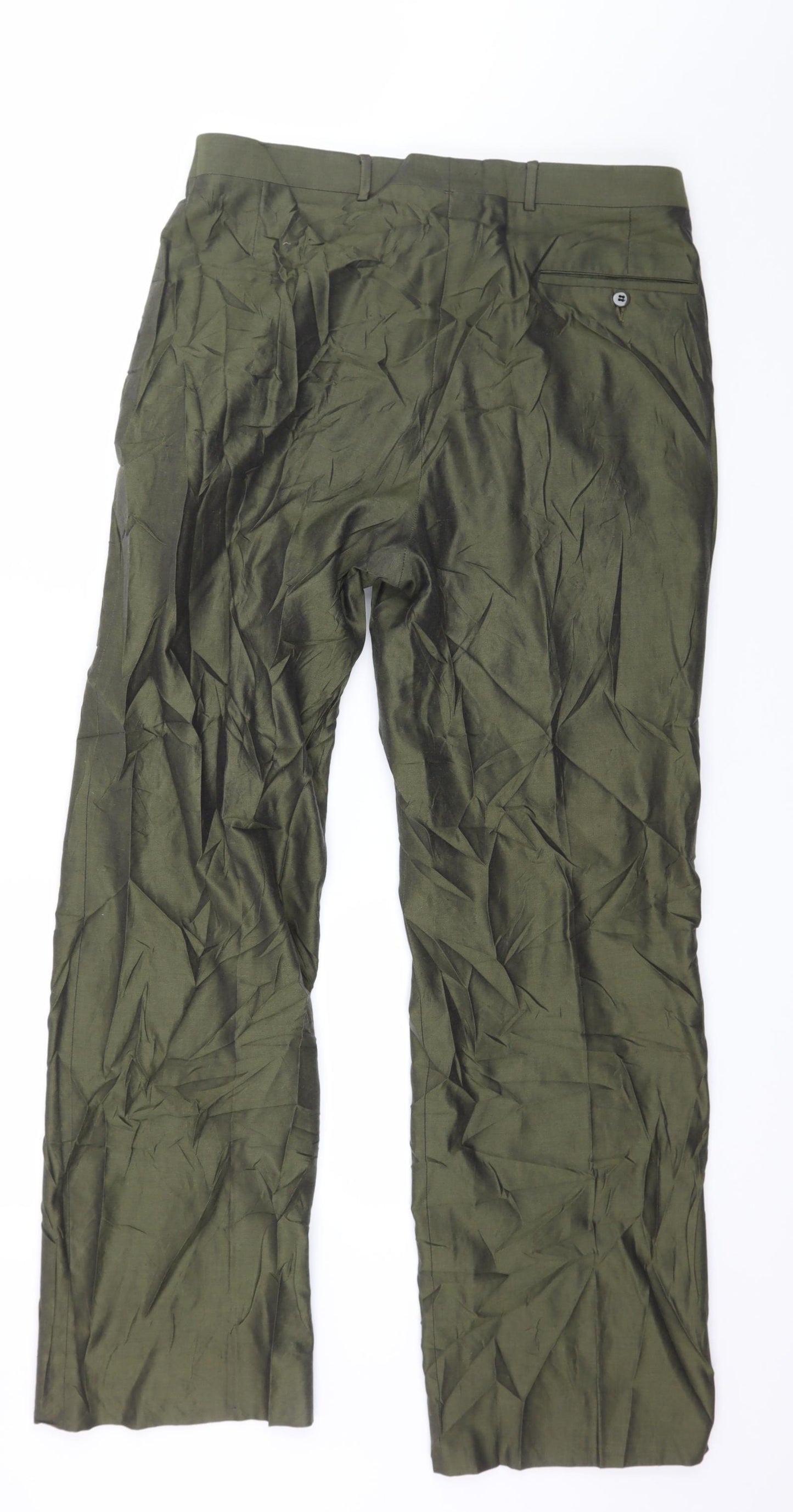 Pierre Cardin Mens Green   Trousers  Size 36 in L31 in