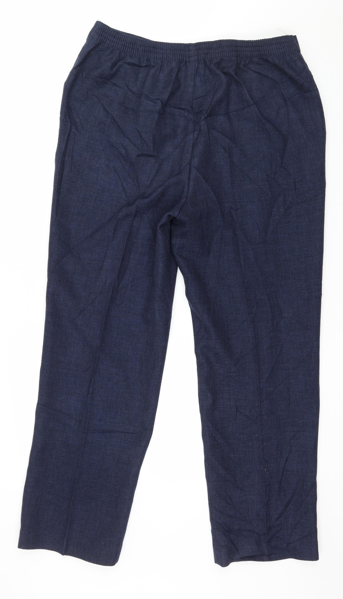 Marks and Spencer Womens Blue   Trousers  Size 16 L28 in