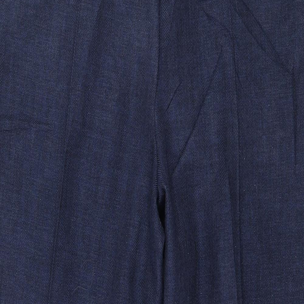 Marks and Spencer Womens Blue   Trousers  Size 16 L28 in