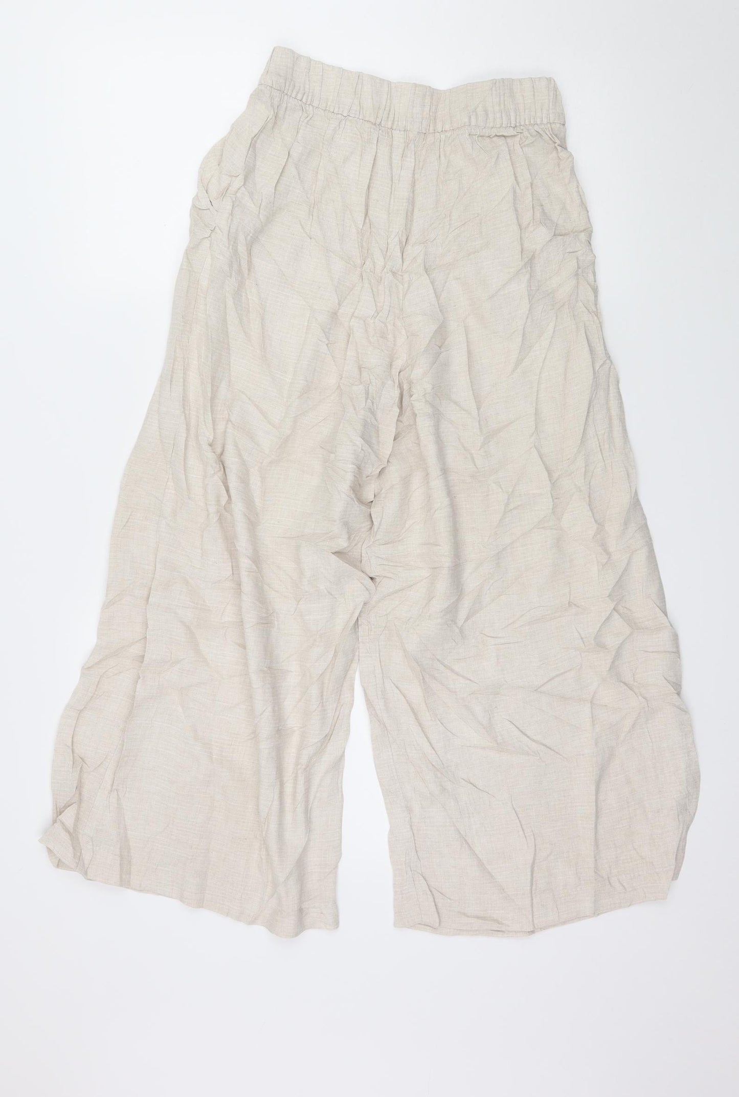 H&M Womens Ivory   Culotte Shorts Size 10