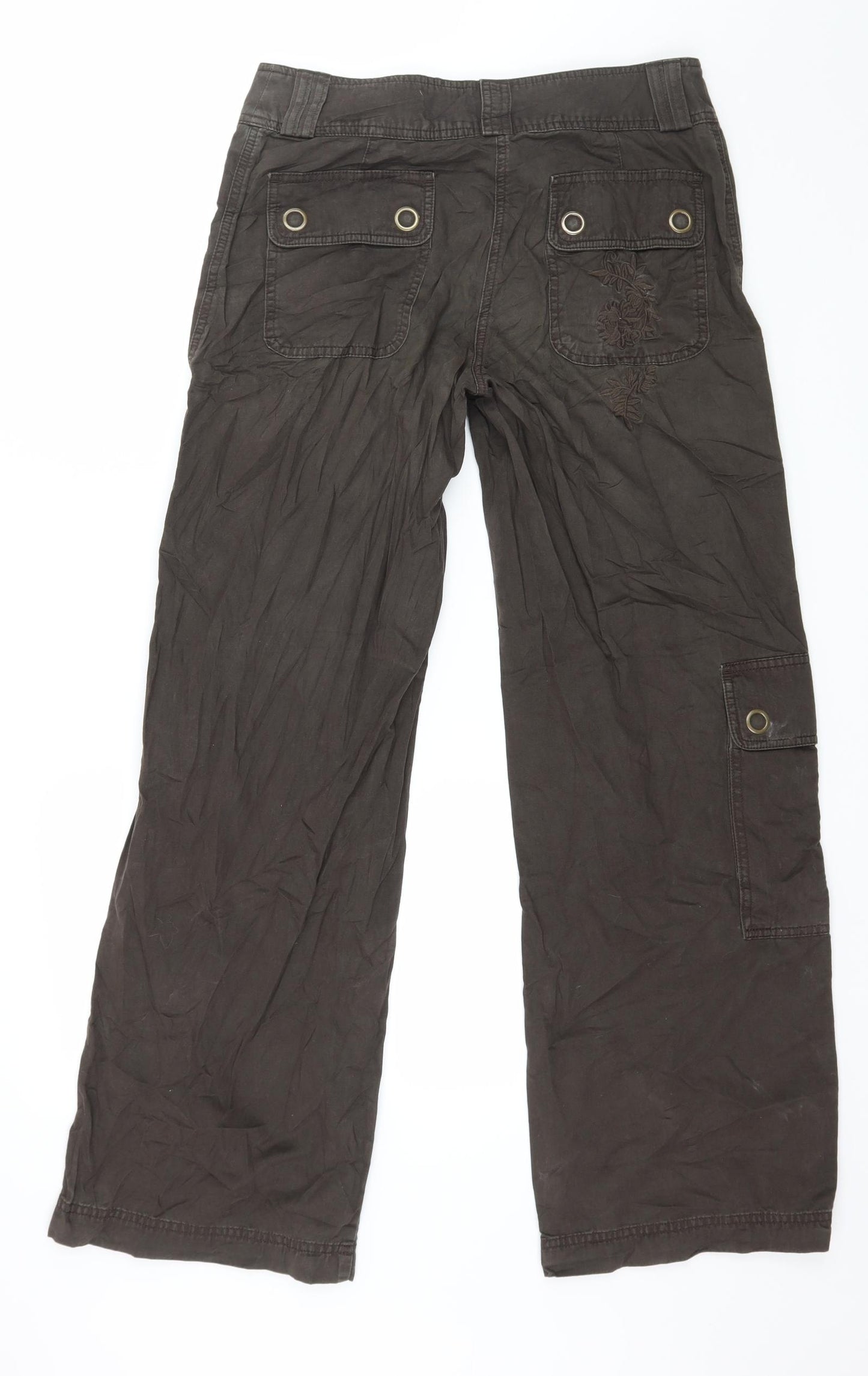 NEXT Womens Brown   Trousers  Size 12 L30 in