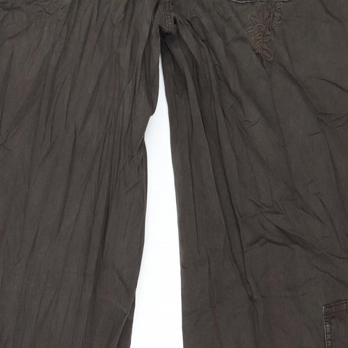 NEXT Womens Brown   Trousers  Size 12 L30 in