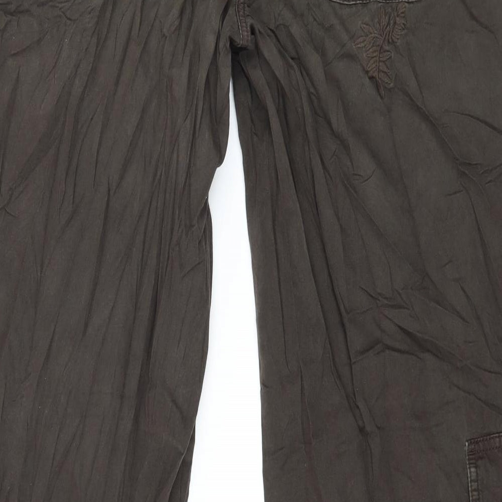 NEXT Womens Brown   Trousers  Size 12 L30 in