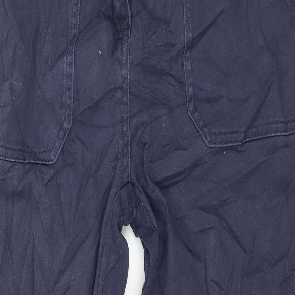 Papaya Womens Blue   Cropped Trousers Size 10 L23 in