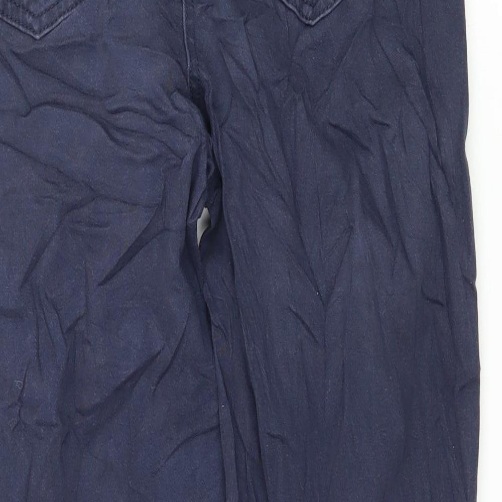 Papaya Womens Blue   Cropped Trousers Size 10 L23 in