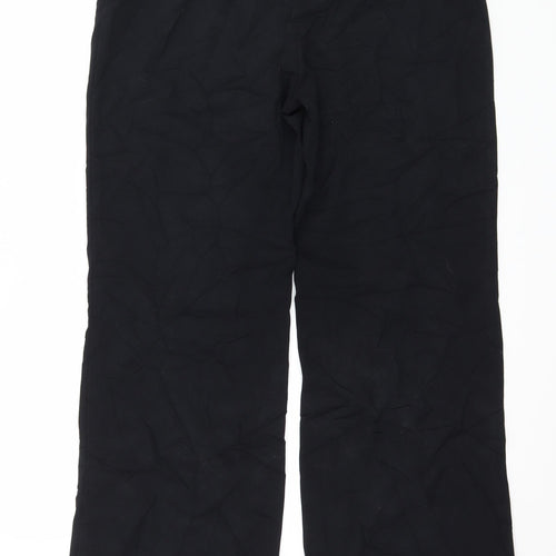 Marks and Spencer Womens Black   Trousers  Size 12 L20 in