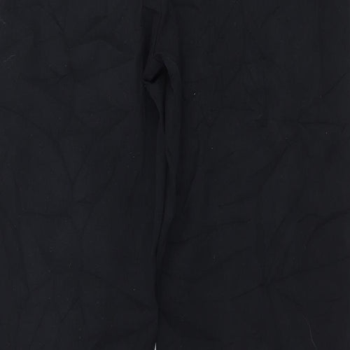 Marks and Spencer Womens Black   Trousers  Size 12 L20 in
