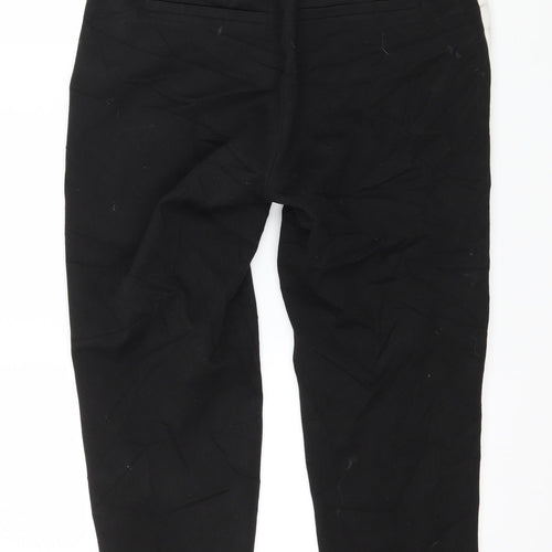 Zara Womens Black Striped  Trousers  Size S L24 in