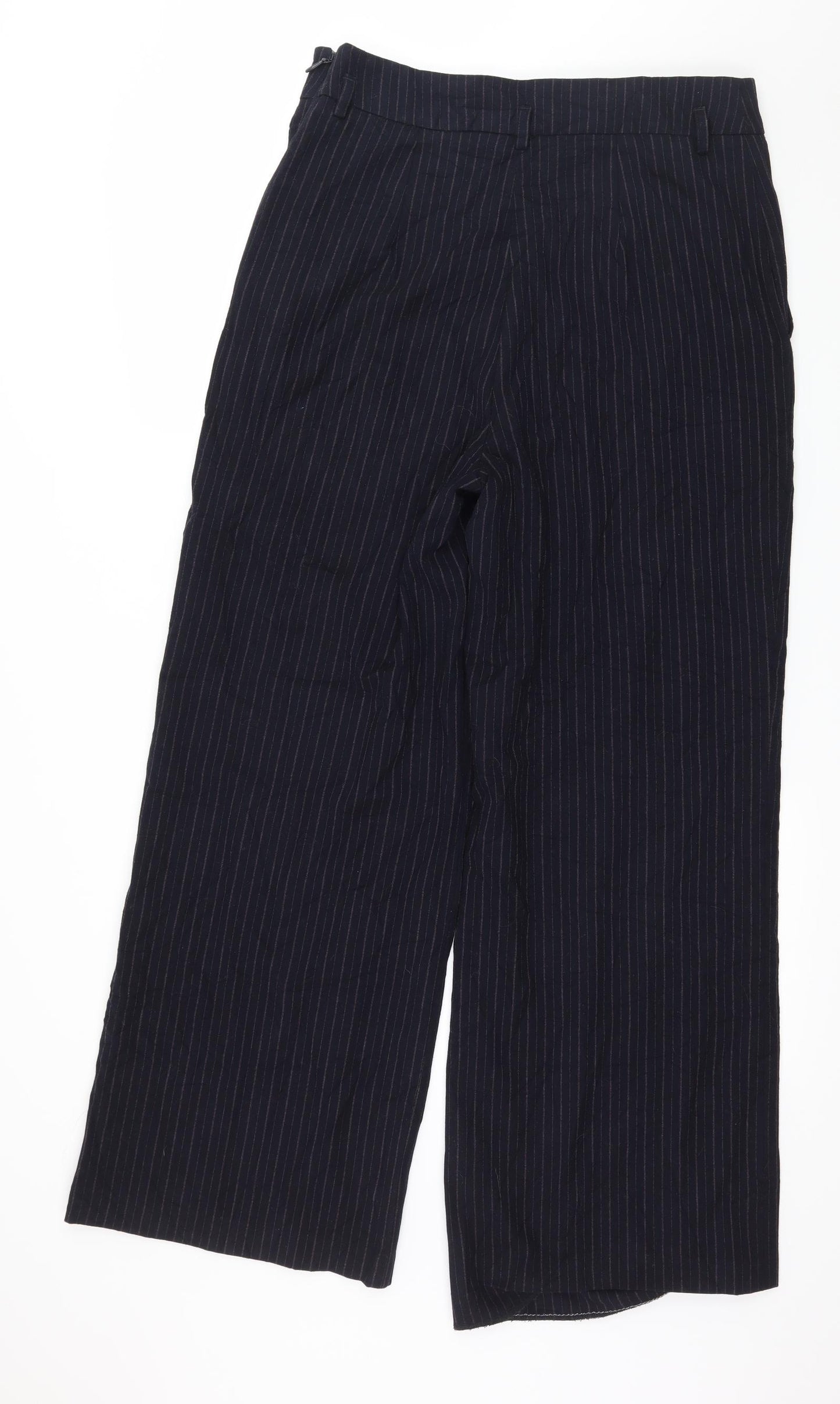 NEXT Womens Blue Striped  Windbreaker Trousers Size 14 L30 in