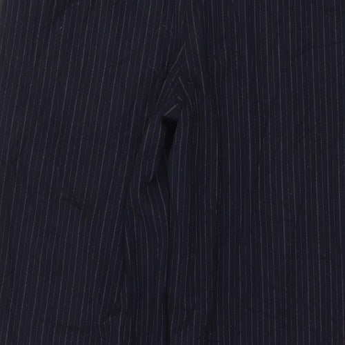 NEXT Womens Blue Striped  Windbreaker Trousers Size 14 L30 in
