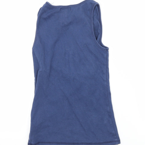 H&M Girls Black  Jersey Basic Tank Size 8-9 Years