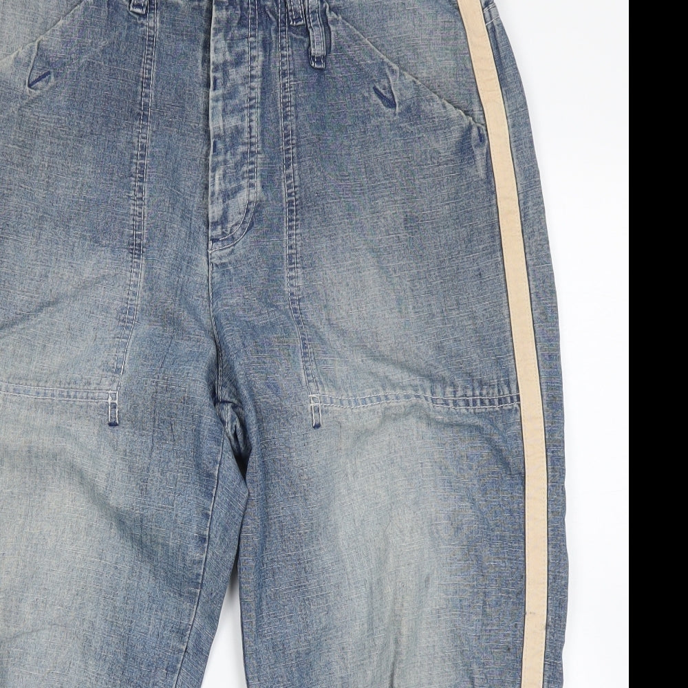 Sonetti Mens Blue  Denim Cargo Shorts Size 32 in