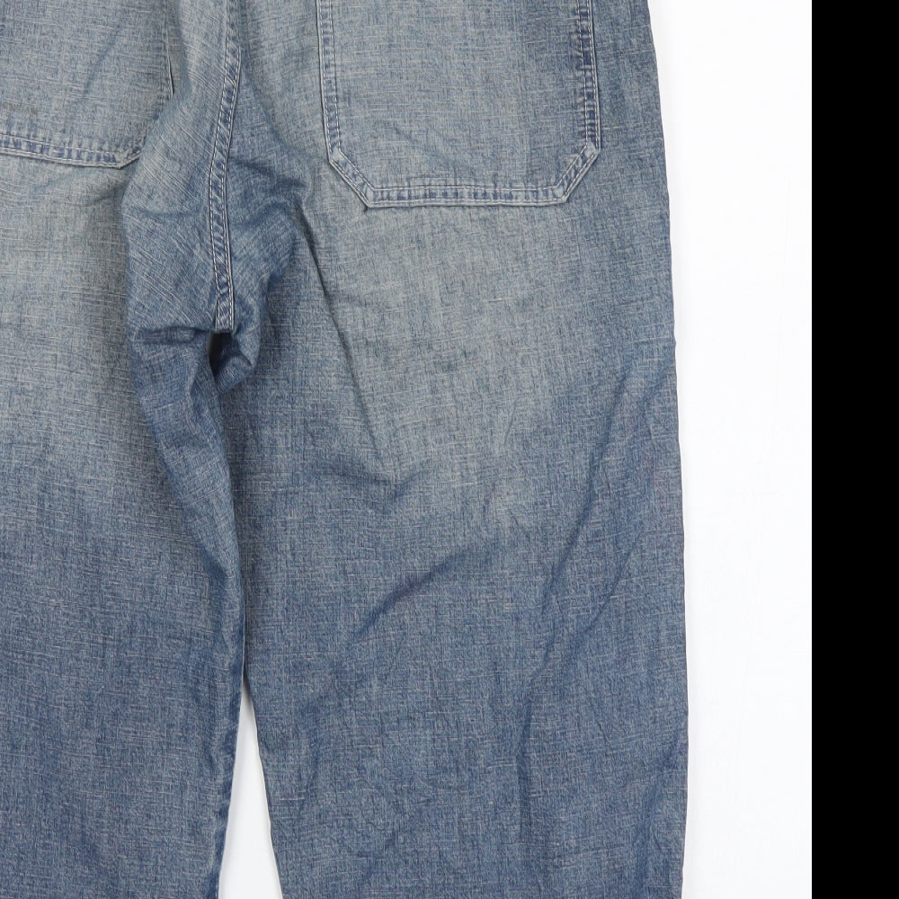 Sonetti Mens Blue  Denim Cargo Shorts Size 32 in