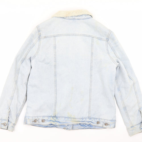 New Look Womens Blue  Denim Jacket  Size 10