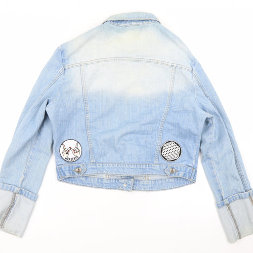 Love Label Womens Blue  Denim Jacket  Size 14