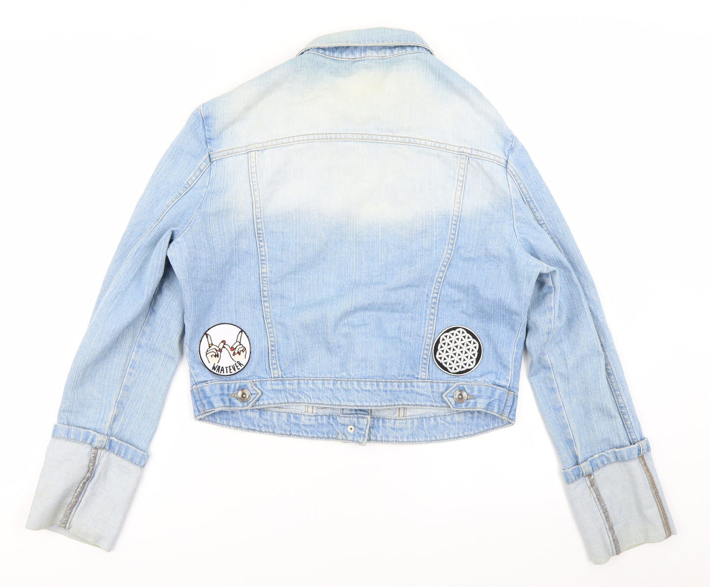 Love Label Womens Blue  Denim Jacket  Size 14