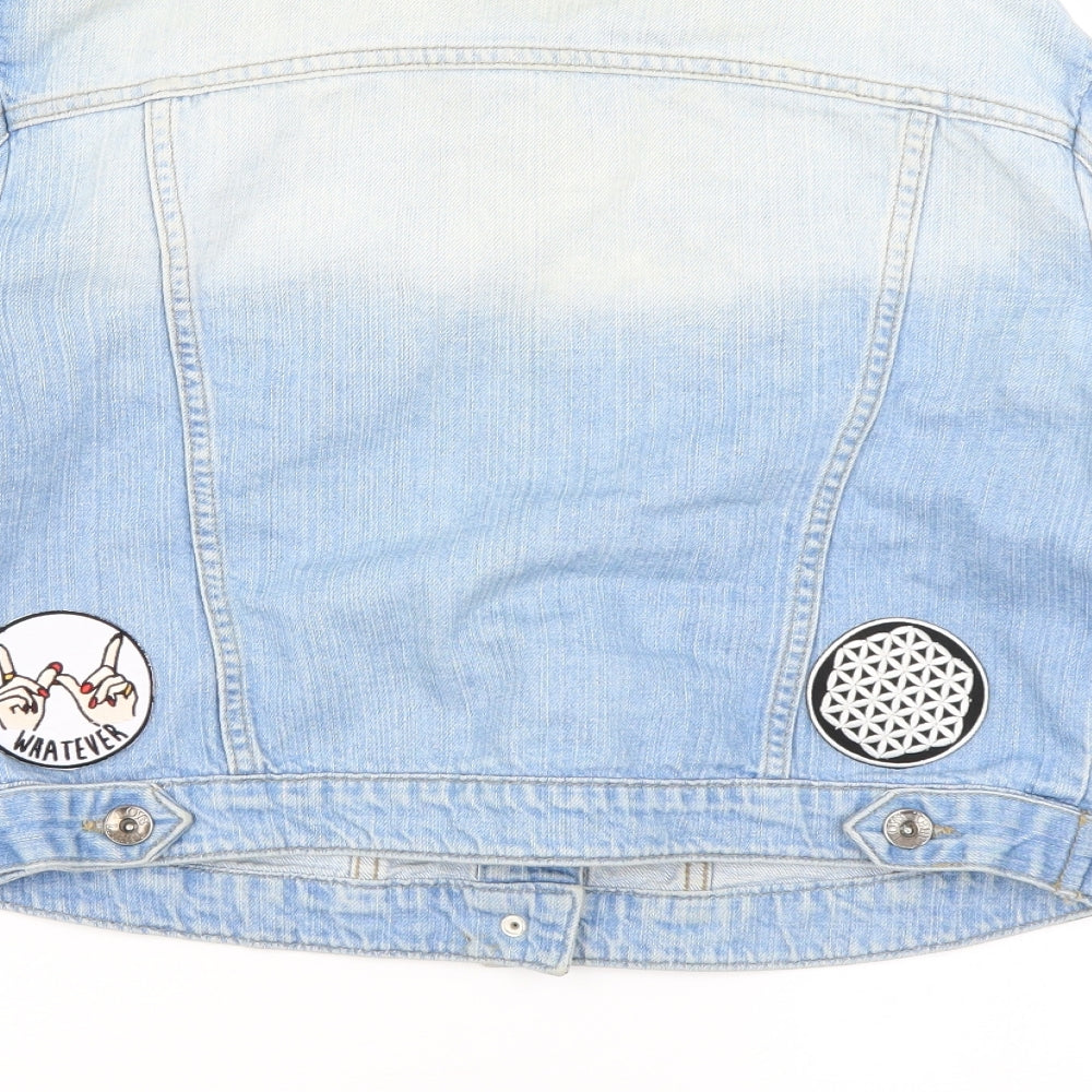 Love Label Womens Blue  Denim Jacket  Size 14