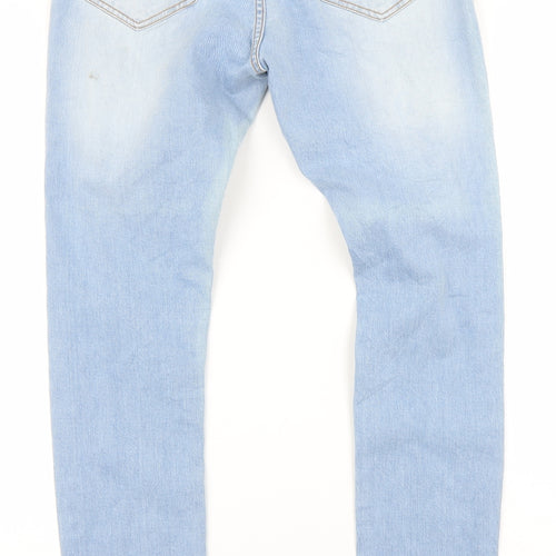 No91 Mens Blue  Denim Skinny Jeans Size 30 in L28 in