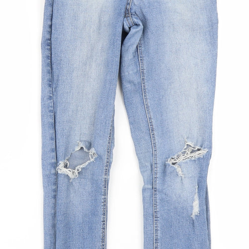 Matalan Womens Blue  Denim Skinny Jeans Size 8 L25 in