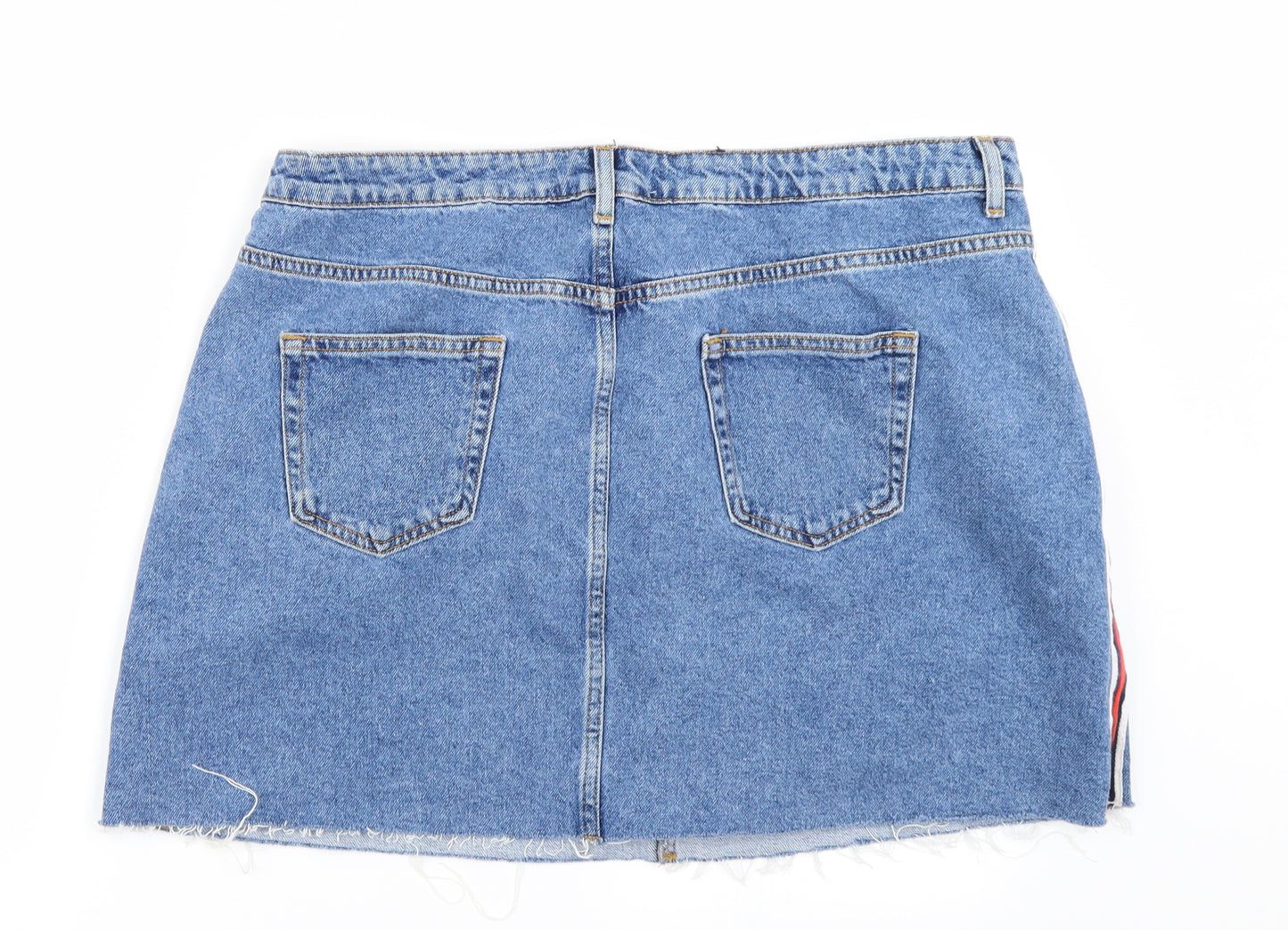 Denim Co Womens Blue  Denim A-Line Skirt Size 18