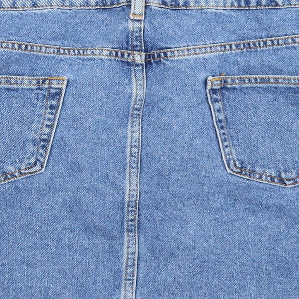 Denim Co Womens Blue  Denim A-Line Skirt Size 18