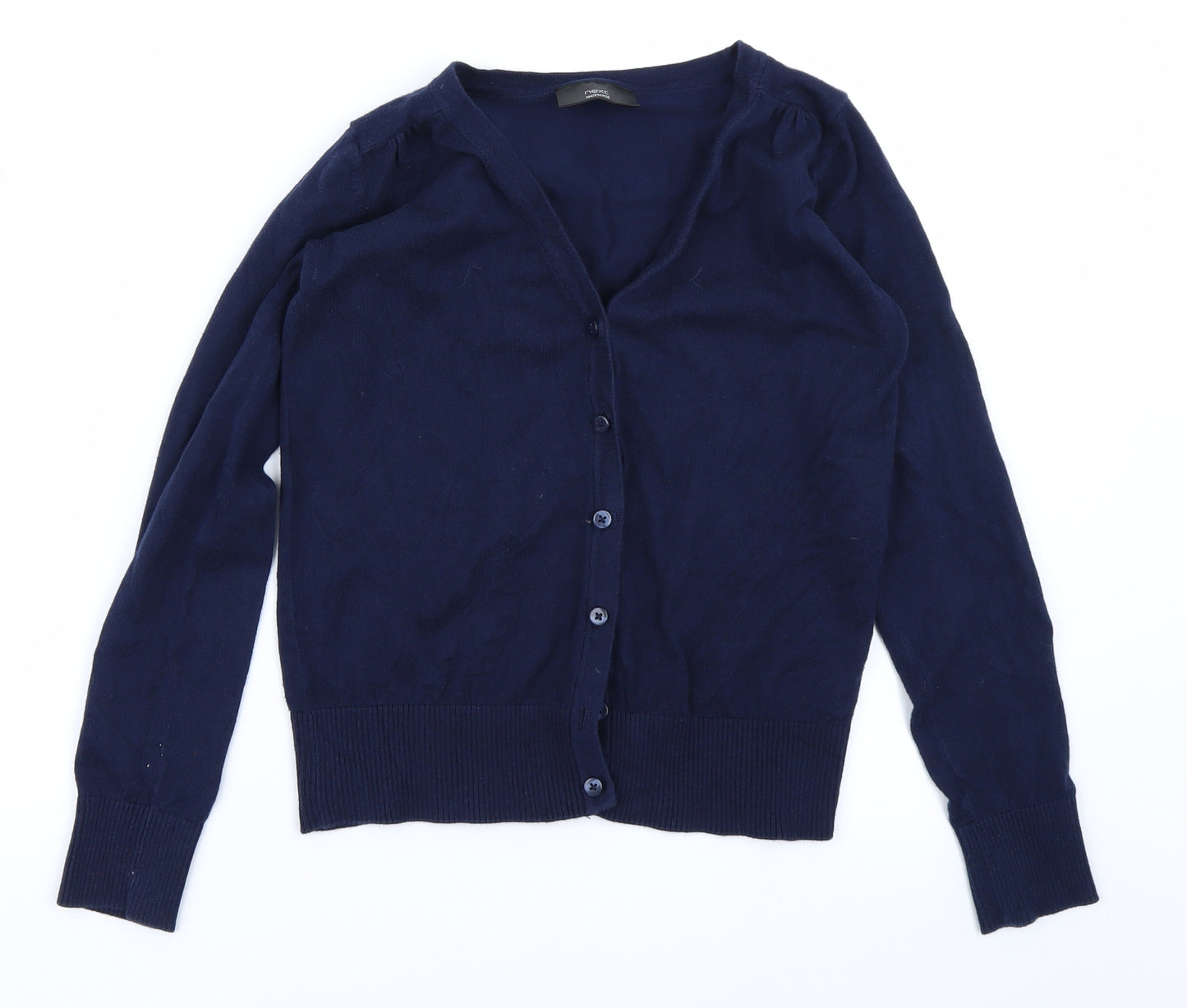 NEXT Girls Blue  Knit Cardigan Jumper Size 11 Years