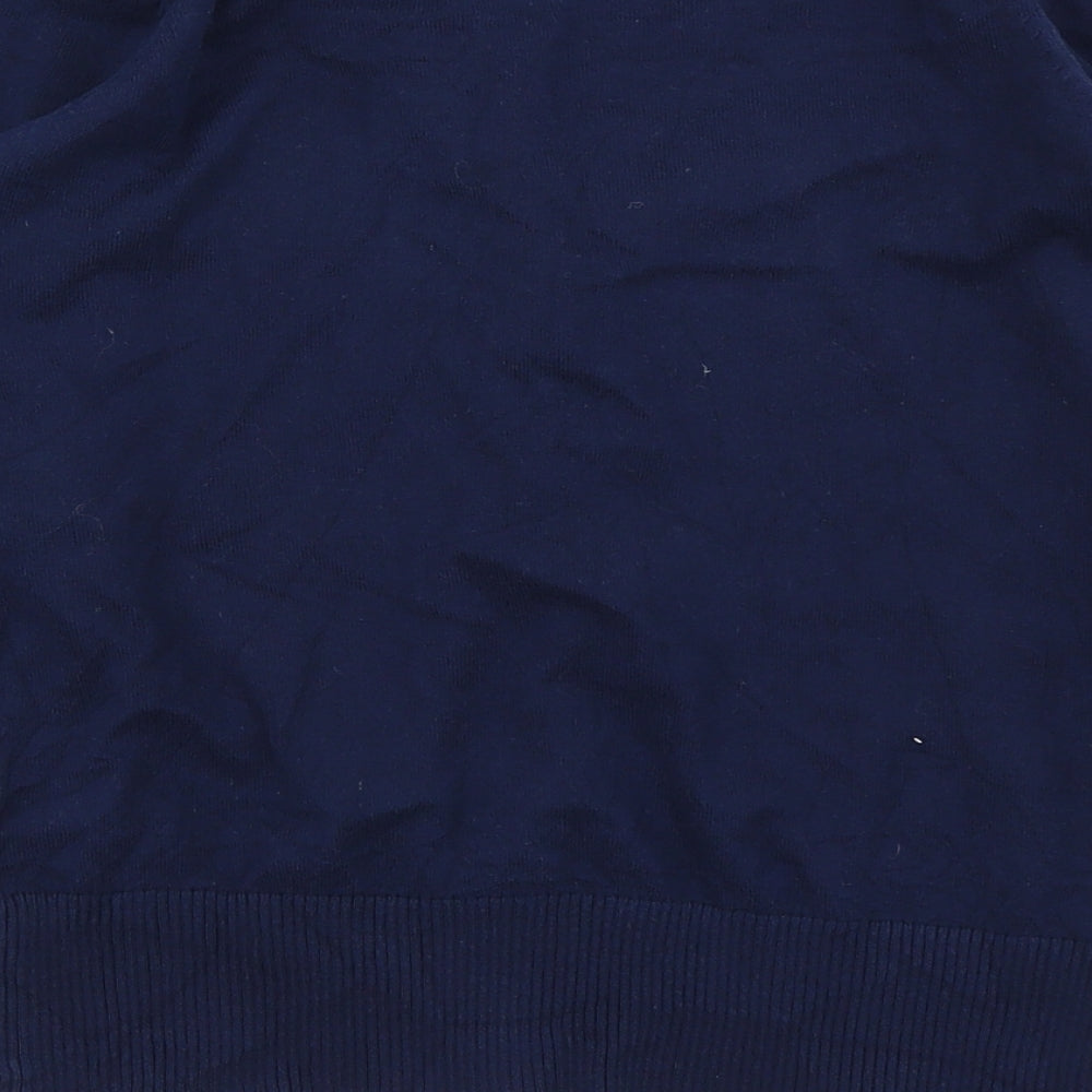 NEXT Girls Blue  Knit Cardigan Jumper Size 11 Years