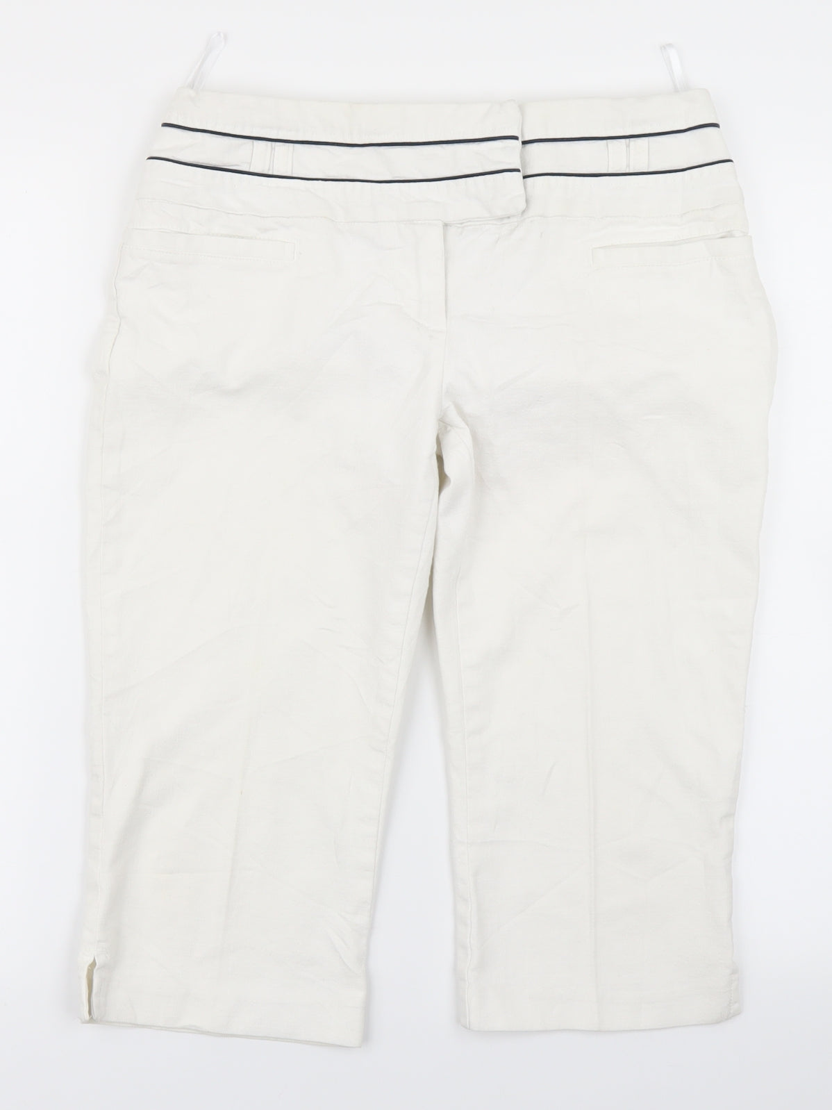 NEXT Womens White   Chino Shorts Size 10