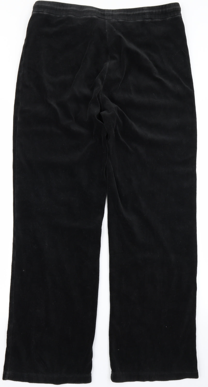 Dreams Womens Black   Jogger Trousers Size M L27 in