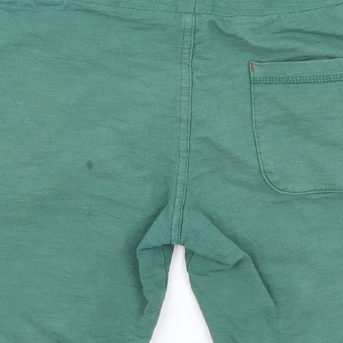 M&Co Boys Green   Sweat Shorts Size 6-7 Years