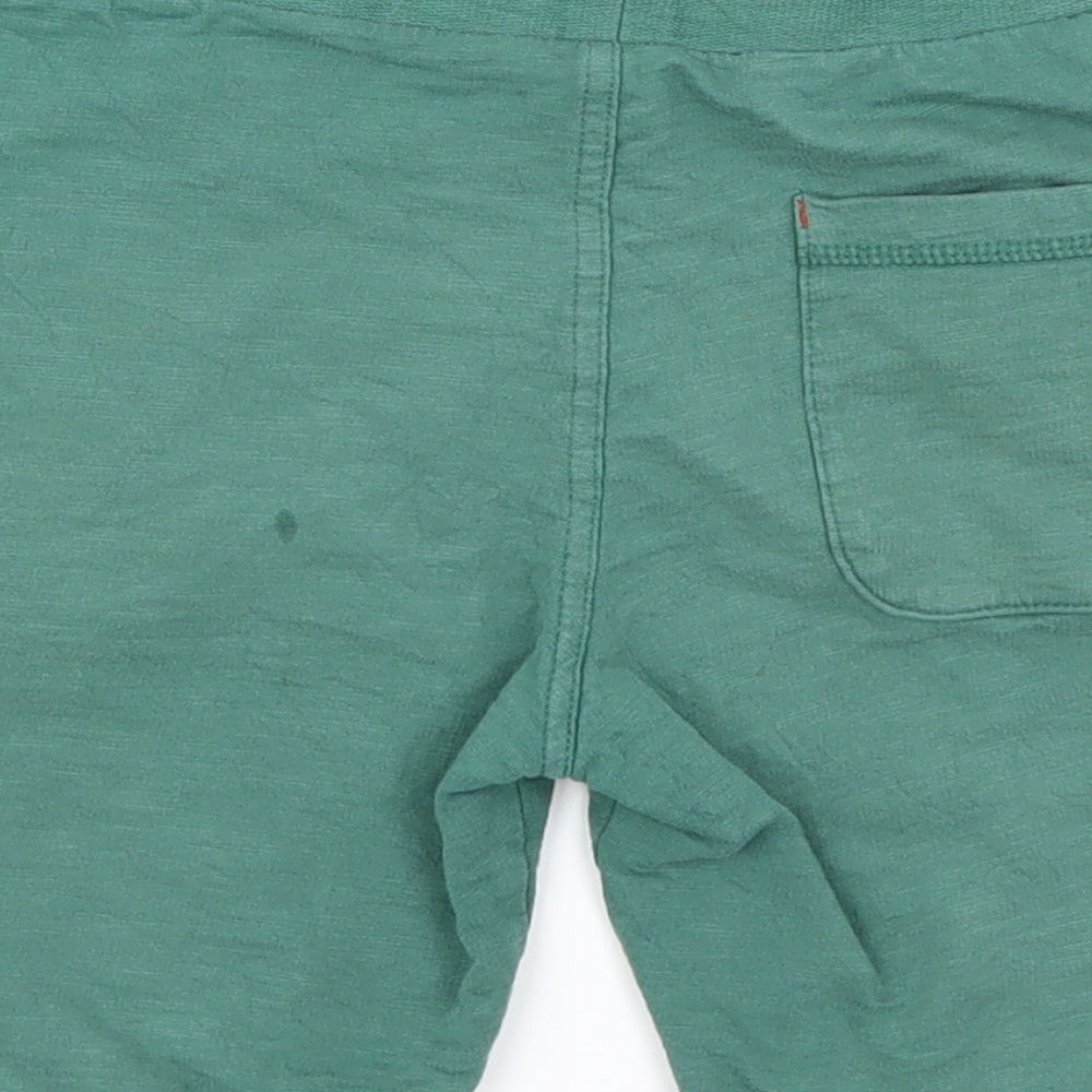 M&Co Boys Green   Sweat Shorts Size 6-7 Years