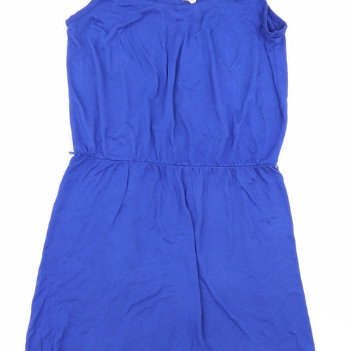 m&s Womens Blue   Skater Dress  Size S
