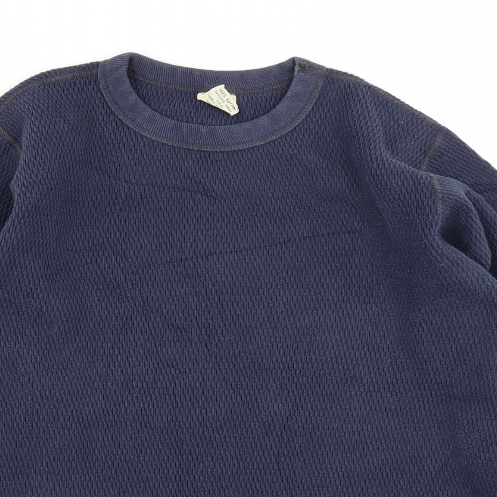 Buzz Rickson's Mens Blue   Pullover Sweatshirt Size S